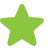 Bright green star graphic